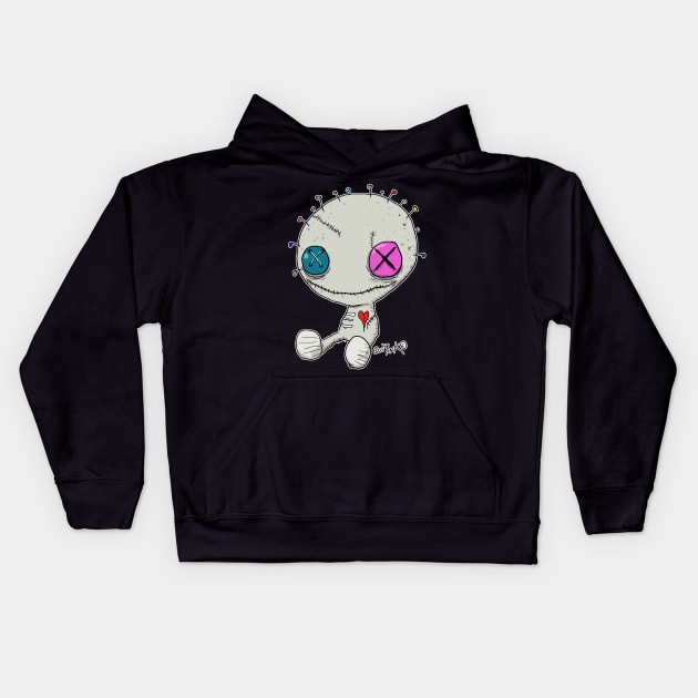 VooDoo doll Kids Hoodie by Gus Fink studios